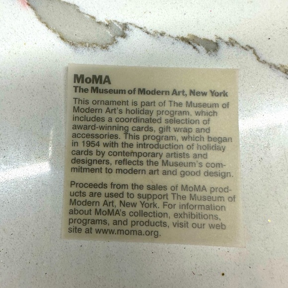 VTG MoMA Italian Blown Glass Ornament - Picture 5 of 5